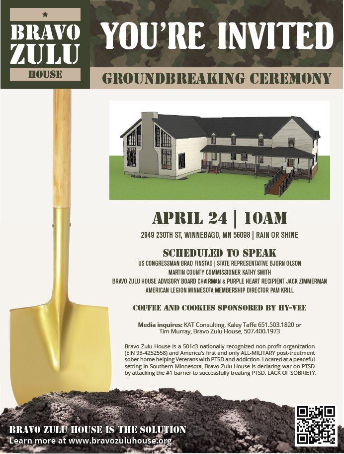 Bravo Zulu House Groundbreaking Ceremony